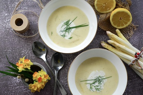 ASPARGUS SOUP RICH IN NUTRIENT