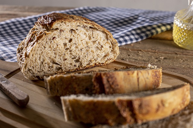 sourdough bread with nut and seeds