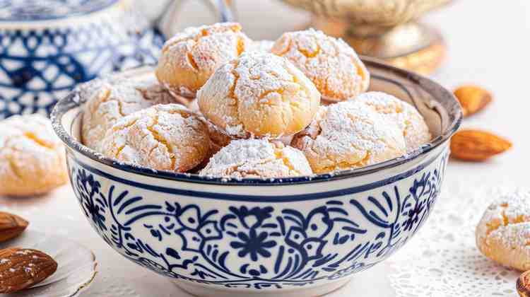 moroccan cookies with tea