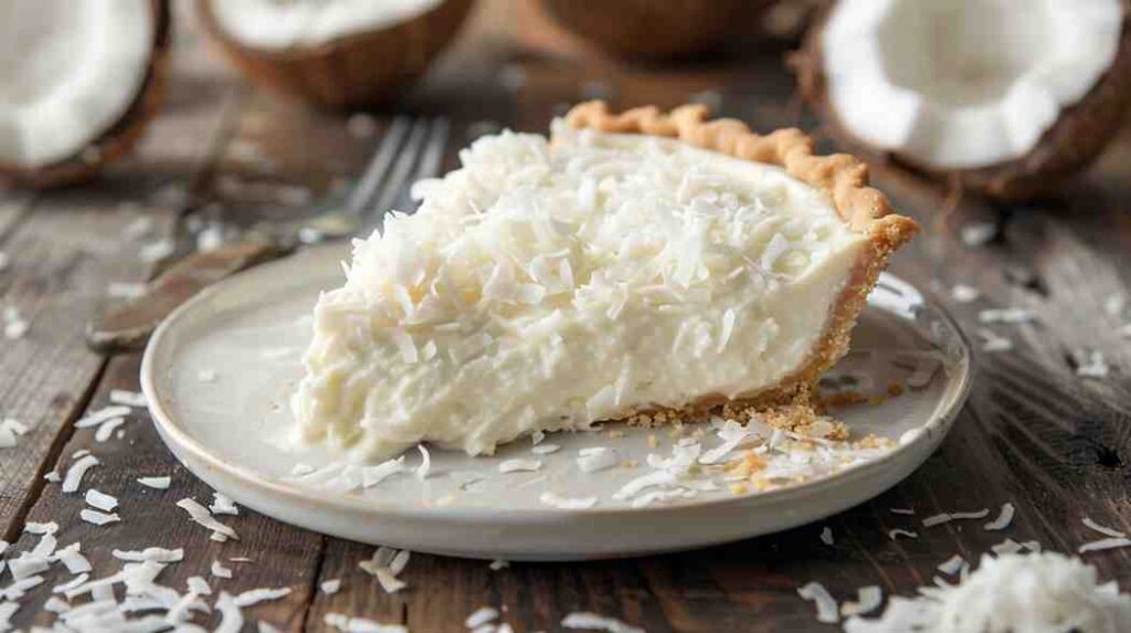 COCONUT PIE WITH COCONUT CREAM