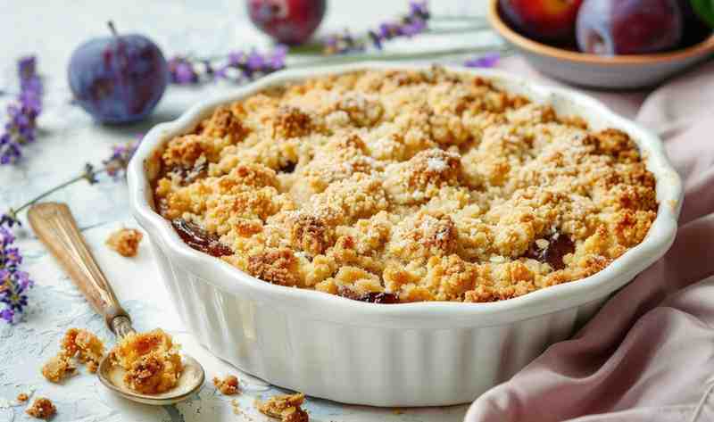 APPLE BUTTER CRUMBLE CAKE 