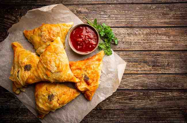 VEGETABLE PIE MADE WITH PUFF PASTRY